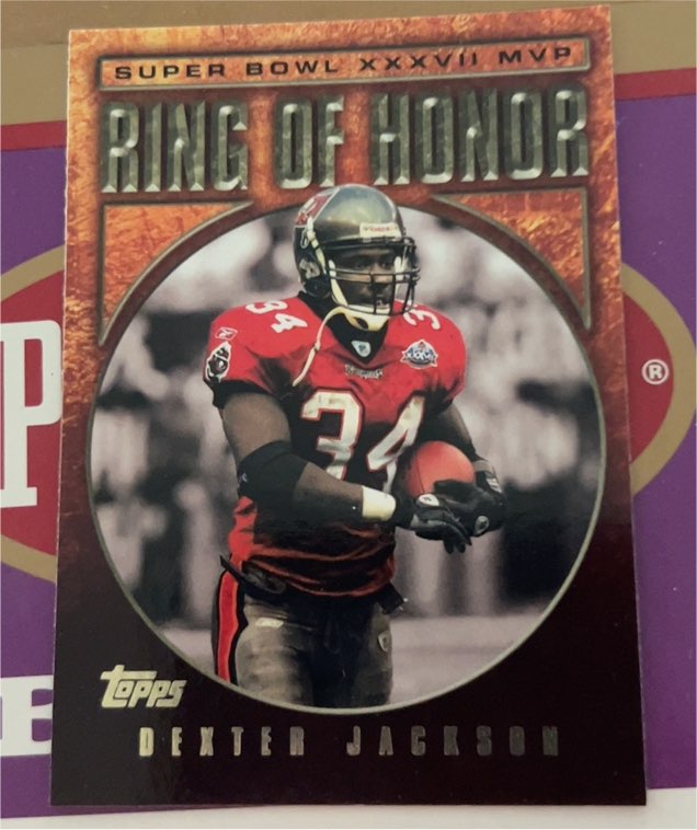 2003 Topps #RH Dexter Jackson Ring of Honor — front