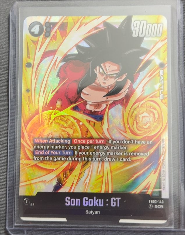 Dragon Ball Super Fusion World FB03-140 Son Goku : GT — front