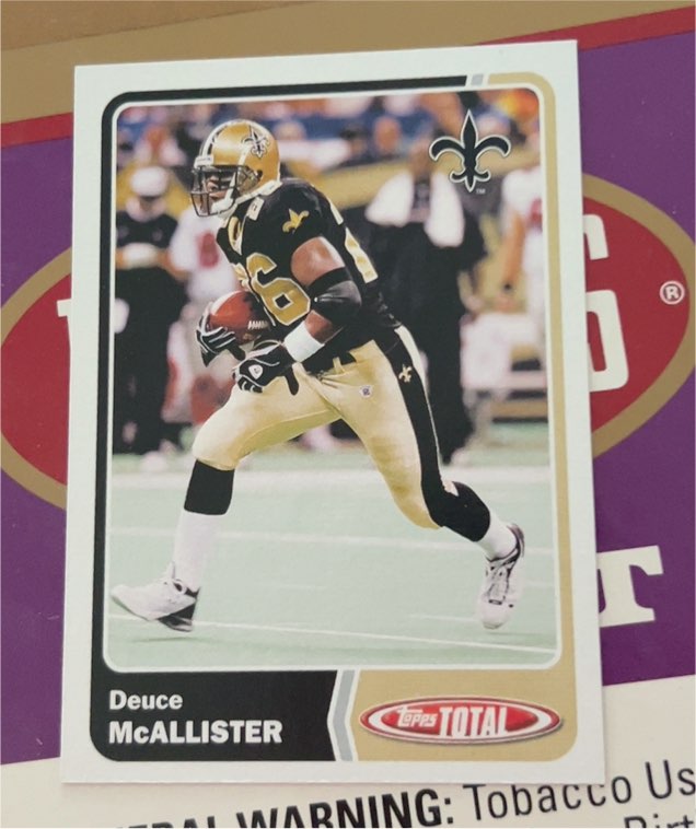 2003 Topps Total #297 Deuce McAllister — front
