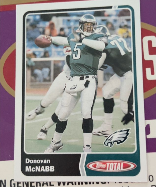 2003 Topps Total #255 Donovan McNabb Philadelphia Eagles — front