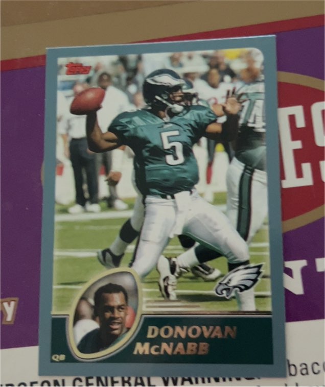 2003 Topps #75 Donovan McNabb — front
