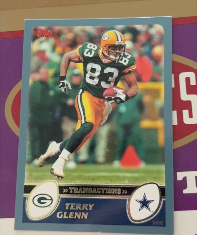 2003 Topps #152 Terry Glenn — front