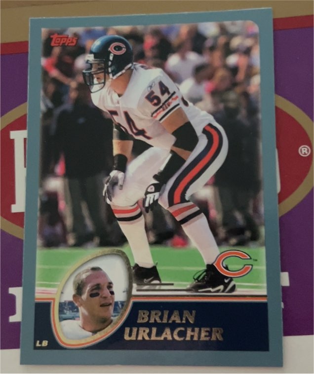 2003 Topps #112 Brian Urlacher — front