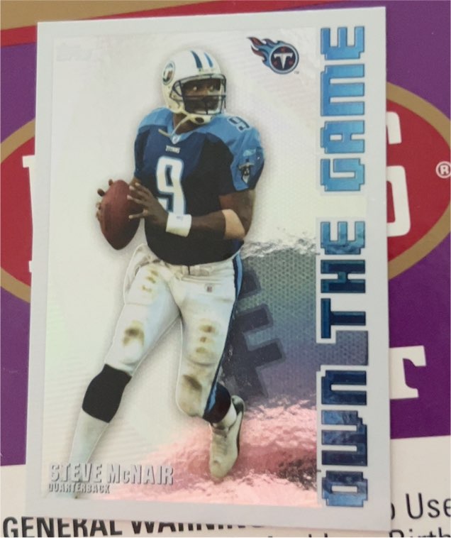 2003 Topps #OTG-5 Steve McNair Own The Game — front