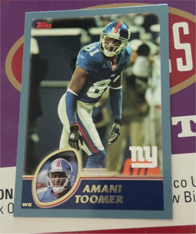 2003 Topps #261 Amani Toomer — front