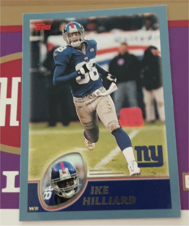 2003 Topps #194 Ike Hilliard Giants-FB Florida — front