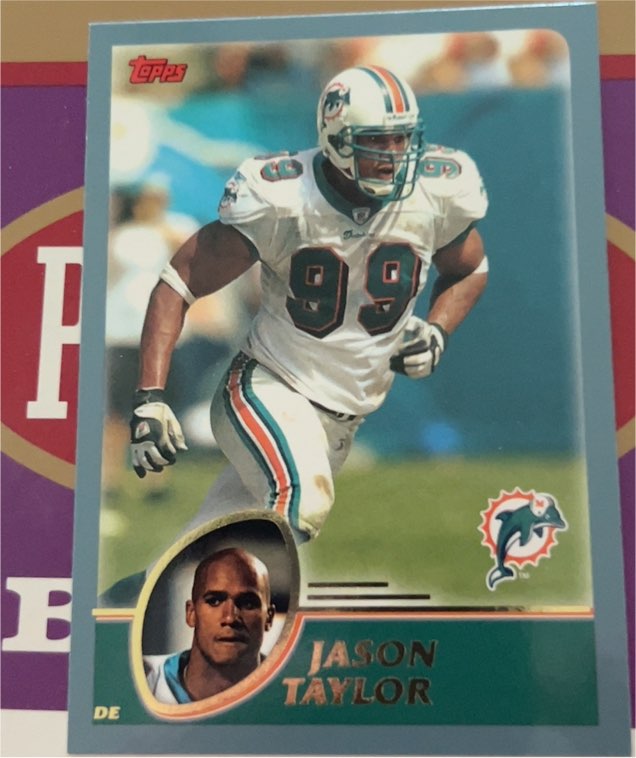 2003 Topps #43 Jason Taylor — front
