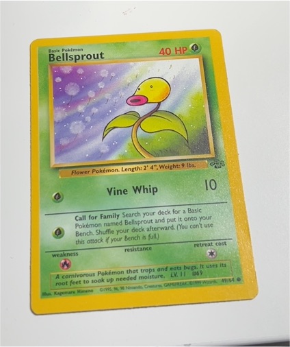 1999 Pokémon Jungle #49 Bellsprout — front