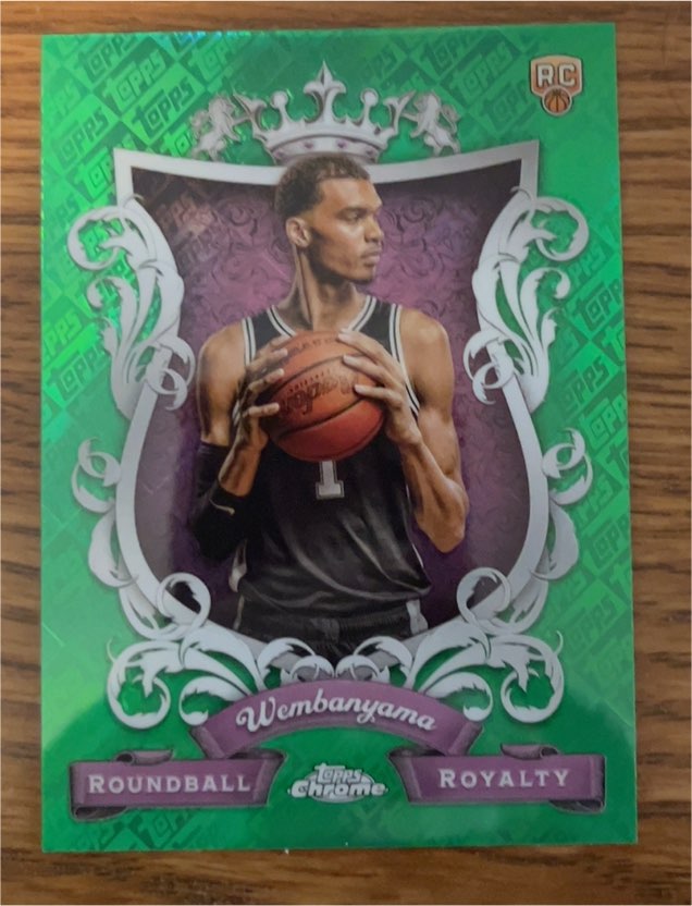 2023-24 Topps Chrome Roundball Royalty #RR-26 Victor Wembanyama — front