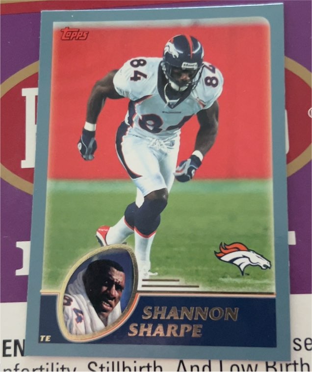 2003 Topps #236 Shannon Sharpe — front
