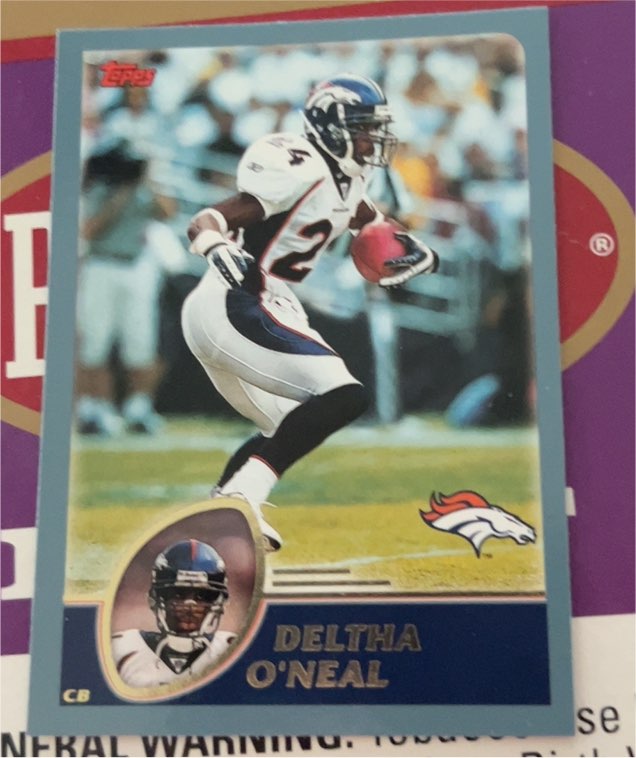 2003 Topps #6 Deltha O'Neal Broncos California Berkeley — front
