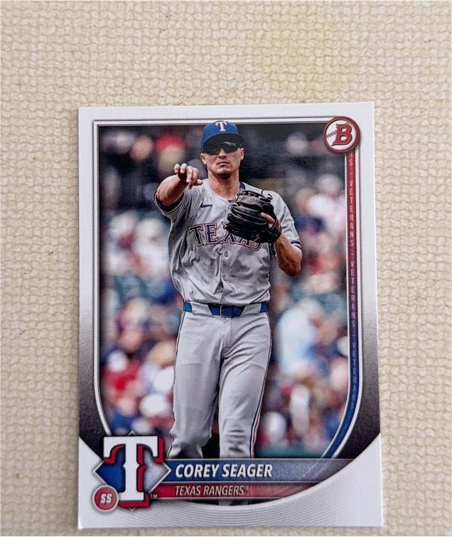 2025 Bowman #38 Corey Seager — front