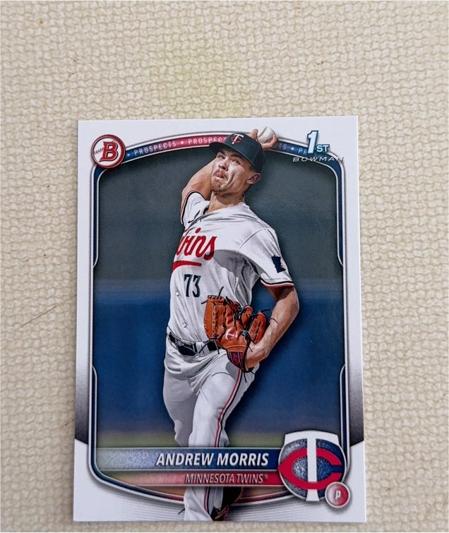 2025 Bowman #BP-90 Andrew Morris — front
