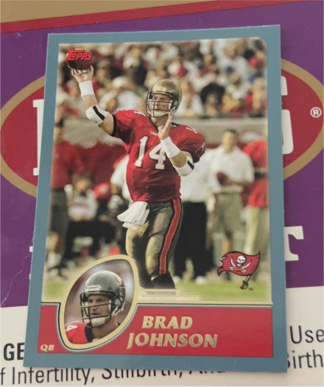 2003 Topps #197 Brad Johnson — front