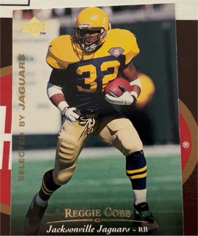 1995 Upper Deck #290 Reggie Cobb — front