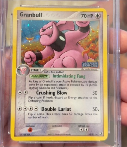 2005 Pokemon EX Unseen Forces #39 Granbull — front