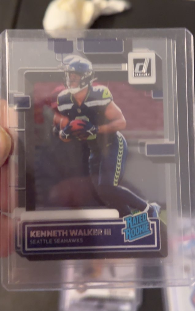2022 Donruss Clearly Donruss #68 Kenneth Walker III — front