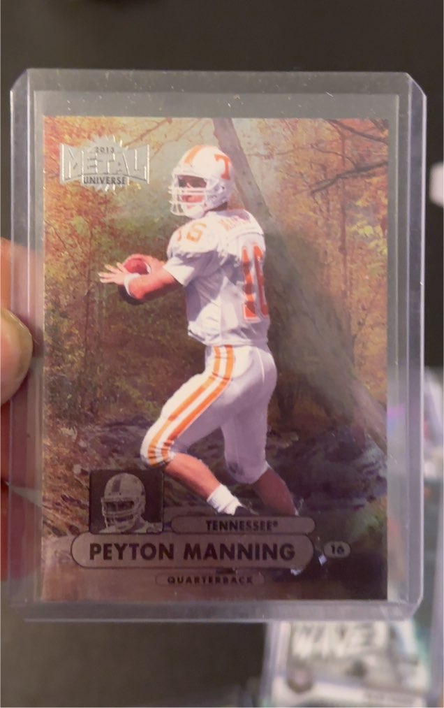 1998 Metal Universe #189 Peyton Manning — front