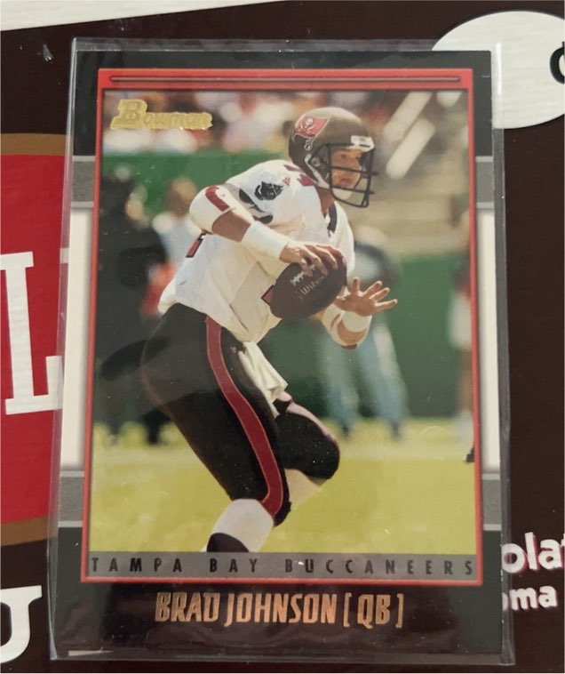 2001 Bowman #? Brad Johnson — front