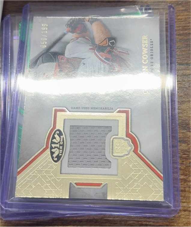 2024 Topps Tier One #RR-CC Colton Cowser RC Relics — front