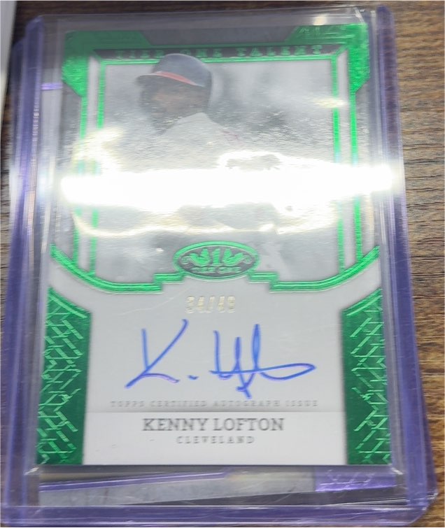 2022 Topps Tier One Kenny Lofton — front