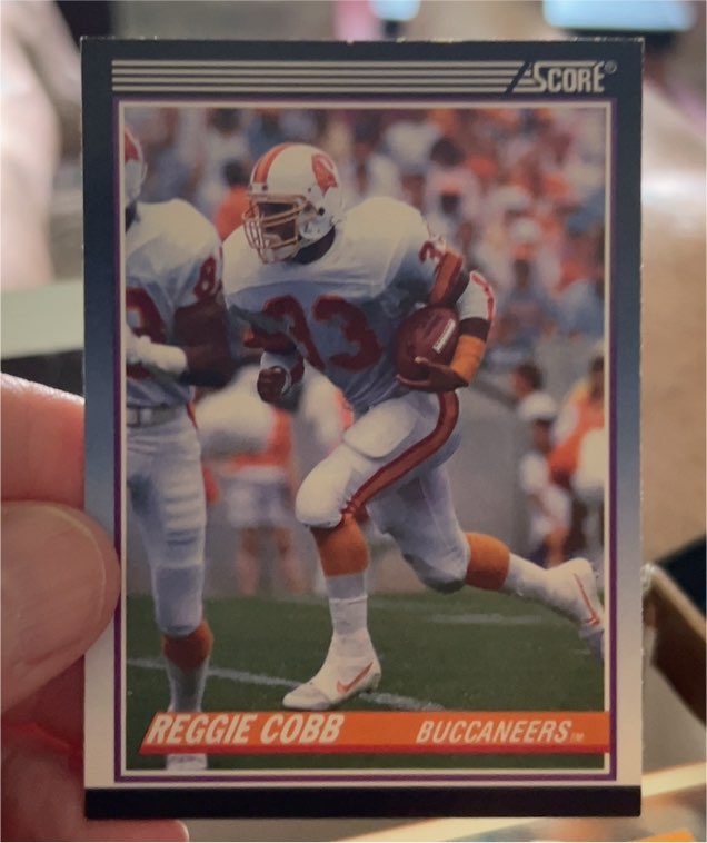 1990 Score Supplemental #98T Reggie Cobb — front