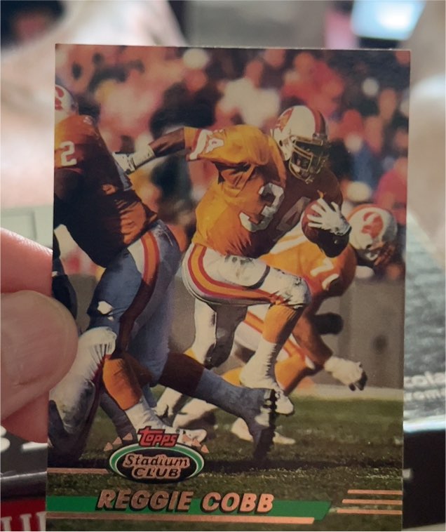 1993 Topps Stadium Club #222 Reggie Cobb — front
