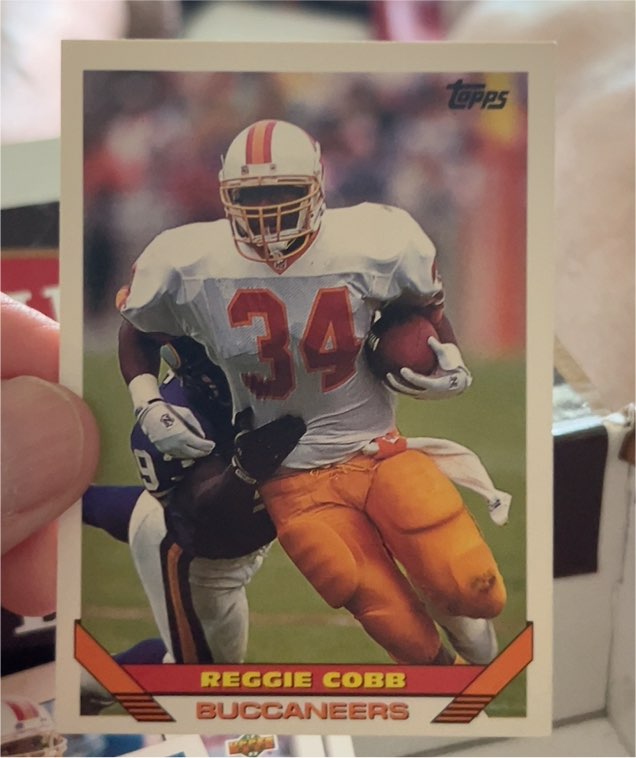 1993 Topps #37 Reggie Cobb — front