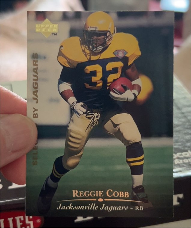 1995 Upper Deck #290 Reggie Cobb — front