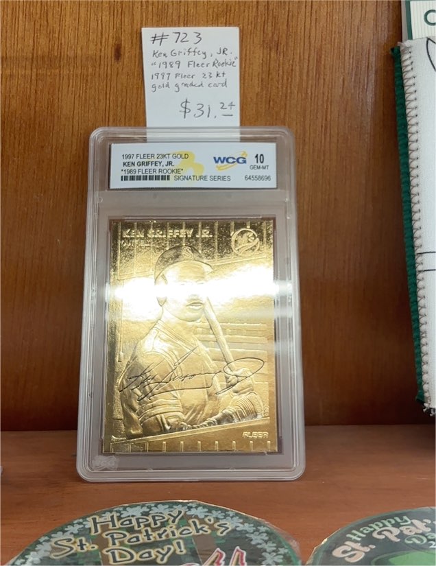 1997 Fleer 23KT Gold #Ken Griffey Jr. — front