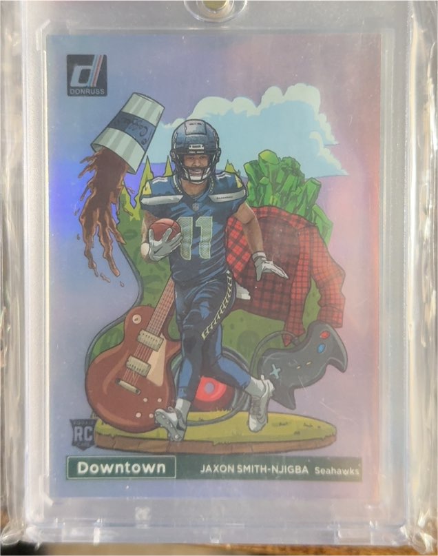 2023 Panini Donruss #D-15 Jaxon Smith-Njigba Downtown — front