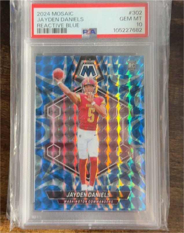 2024 Panini Mosaic #302 Jayden Daniels — front