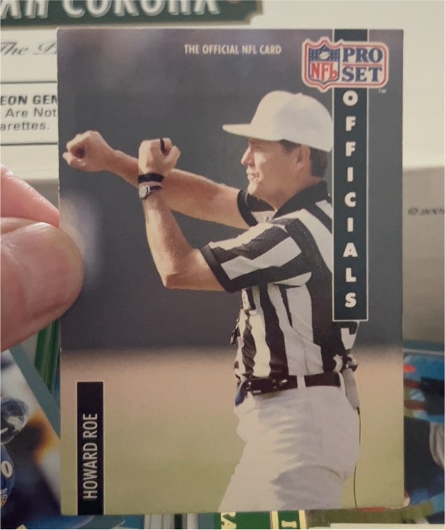 1991 Pro Set #367 Howard Roe — front
