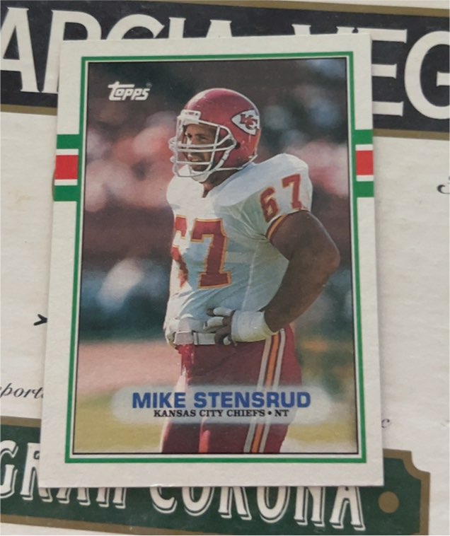 1989 Topps #350 Mike Stensrud — front
