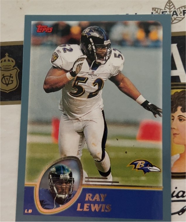 2003 Topps #265 Ray Lewis — front
