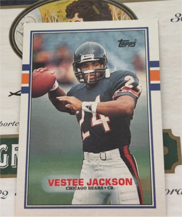 1989 Topps #72 Vestee Jackson — front