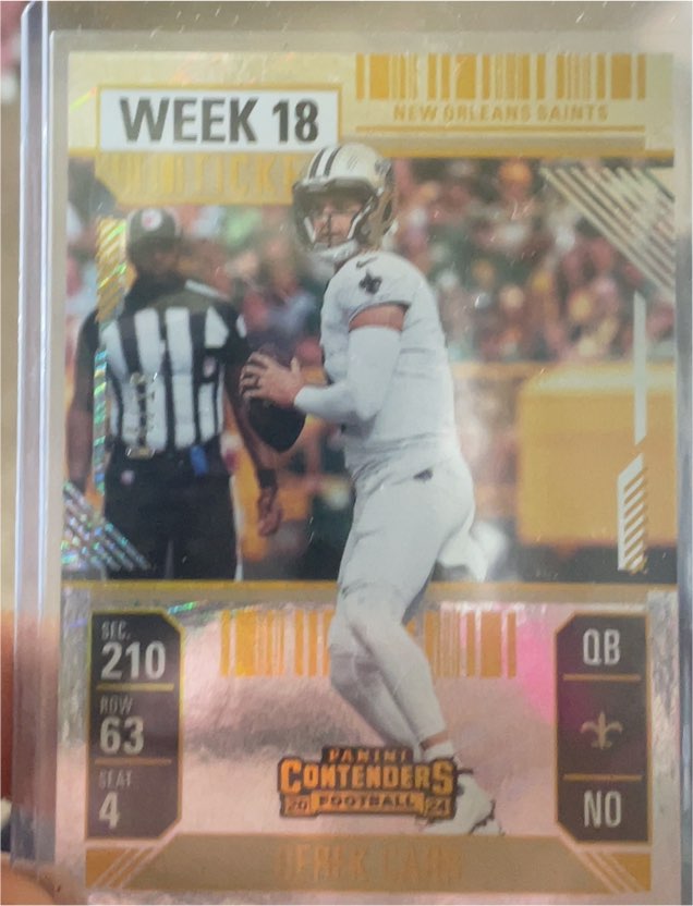2024 Panini Contenders Season Ticket #210 Derek Carr — front