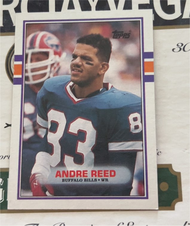 1989 Topps #52 Andre Reed — front