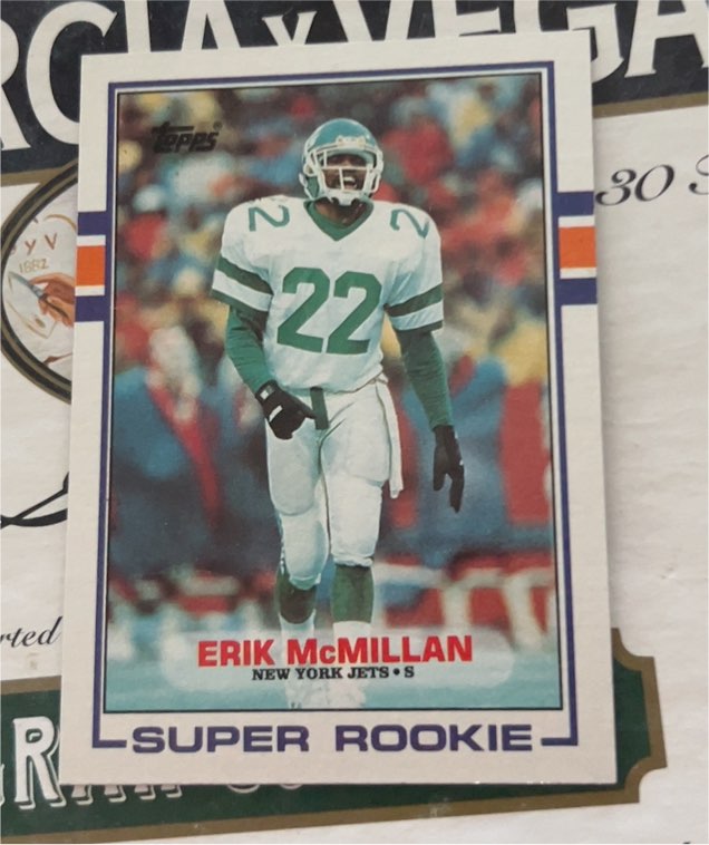 1989 Topps #223 Erik McMillan — front