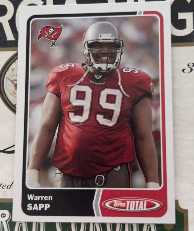 2003 Topps Total #99 Warren Sapp — front