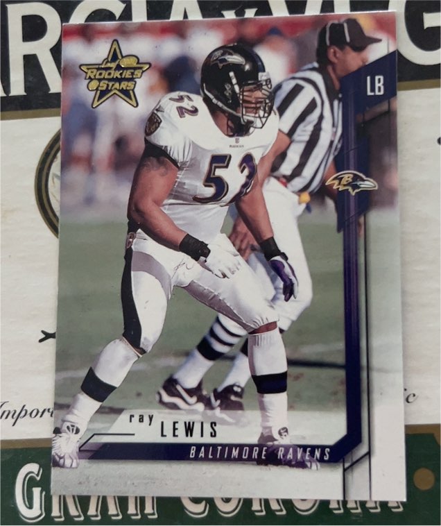 2001 Leaf Rookies & Stars #71 Ray Lewis — front