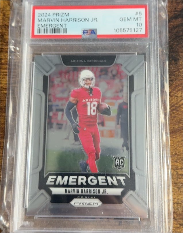2024 Panini Prizm #5 Marvin Harrison Jr. Emergent — front