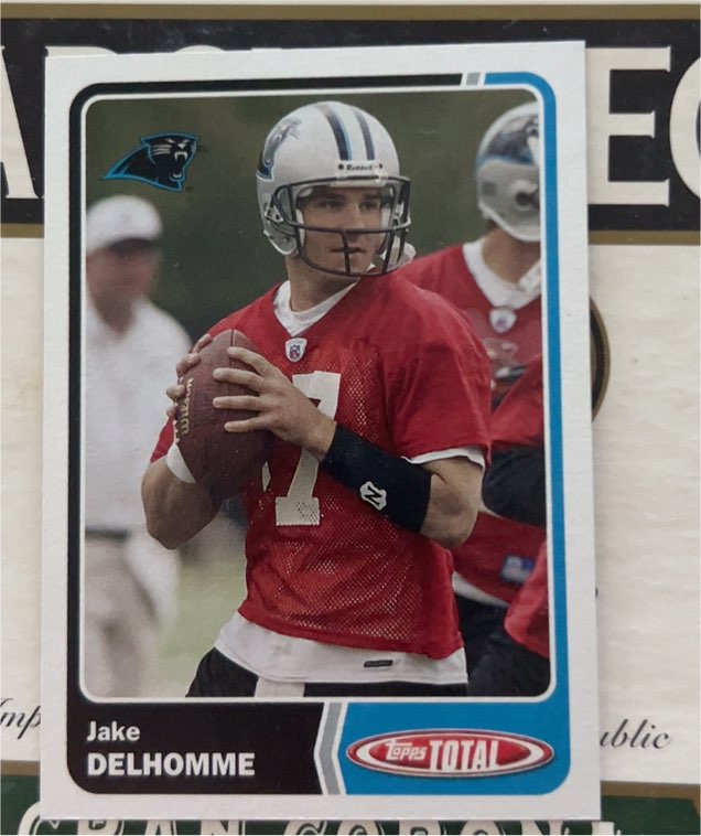 2003 Topps Total Jake Delhomme — front