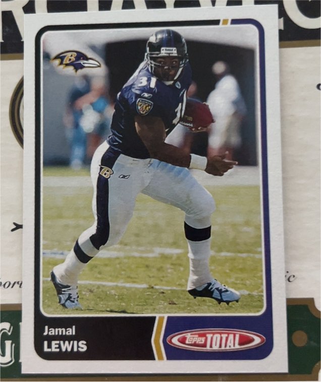 2003 Topps Total Jamal Lewis — front