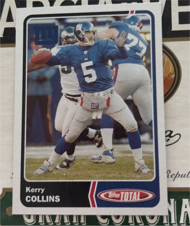 2003 Topps Total #85 Kerry Collins — front