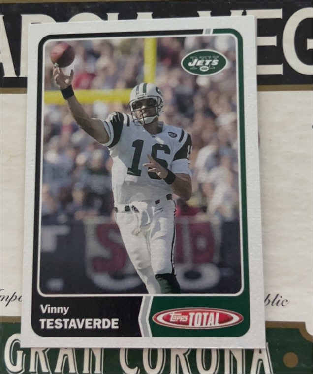 2003 Topps Total #221 Vinny Testaverde — front
