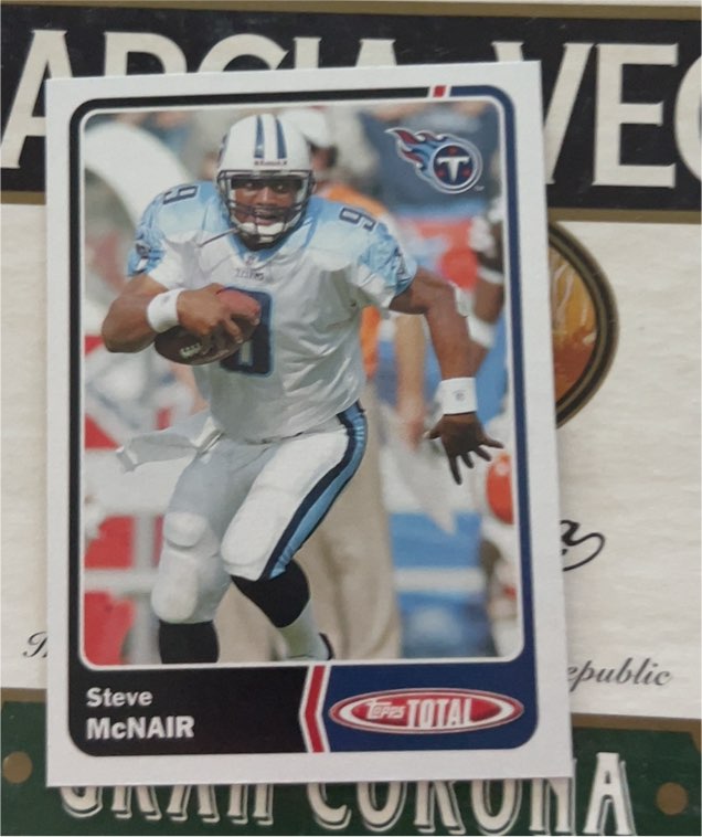 2003 Topps Total #125 Steve McNair — front