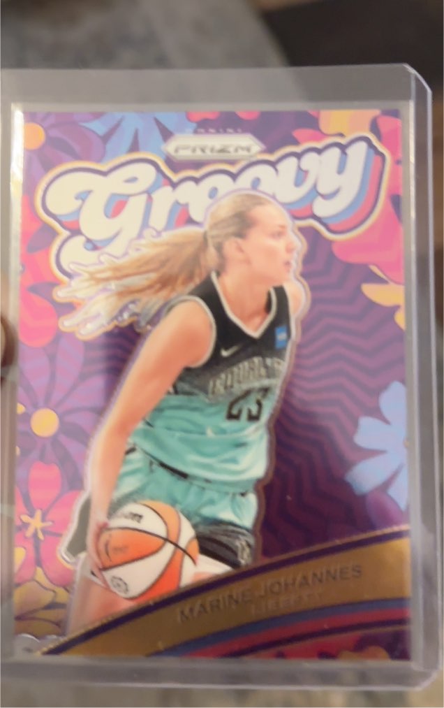 2024 Panini Prizm WNBA #15 Marine Johannes Groovy Insert — front