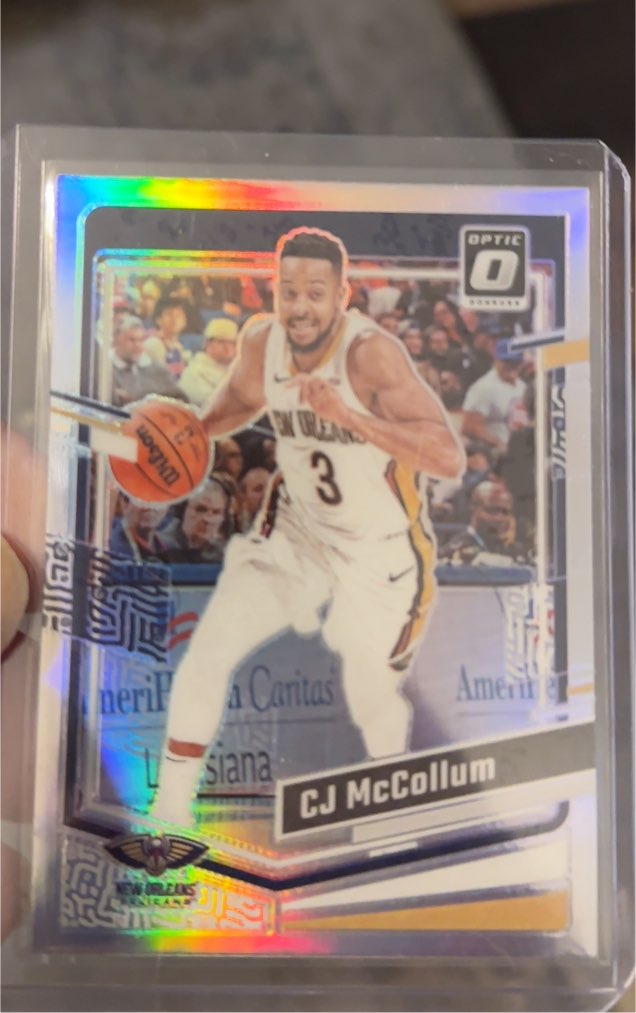 2023-24 Donruss Optic #105 CJ McCollum — front