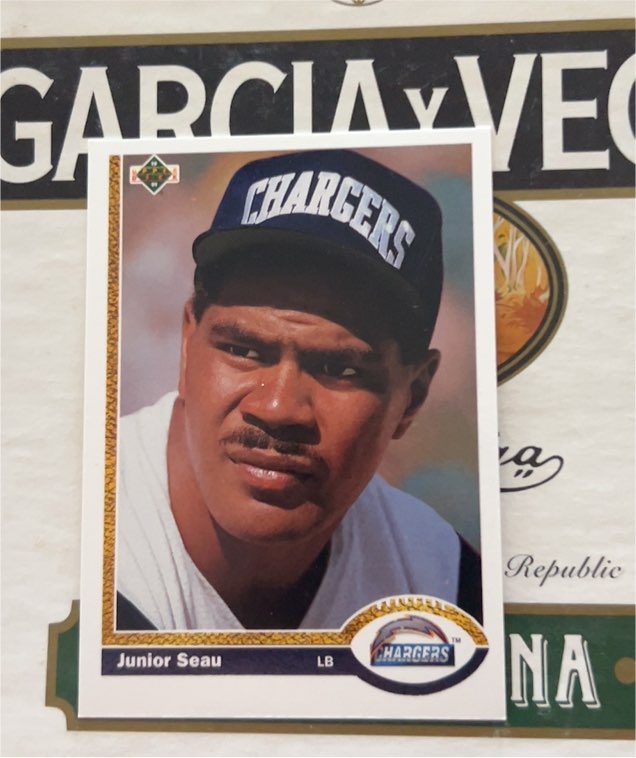 1991 Upper Deck #343 Junior Seau — front